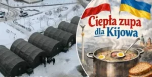 Поляки привезли тонну журека для киян в умовах екстремального холоду