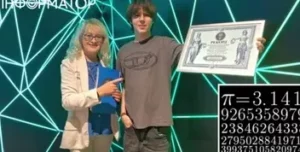 16-річний киданець запам’ятав число Пі на 300 знаків, встановивши національний рекорд