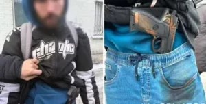 Київський Грабіжник з Іграшковим Пістолетом Затриманий Поліцією