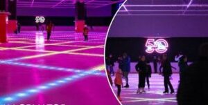 Неонова крижанка в ТРЦ Cosmo Multimall: розваги з світлом
