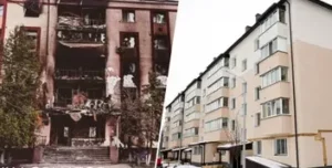 У Бучі відновили пошкоджений житловий будинок та створили ветеранський простір