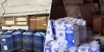 В Києві виявили масштабний склад з контрабандним спиртом