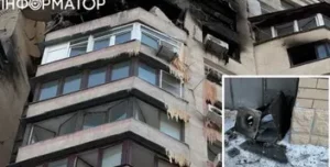 У Києві зафіксовано наслідки ракетного обстрілу