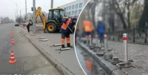 Комунальник в Києві буде судитися через неякісні паркувальні стовпчики