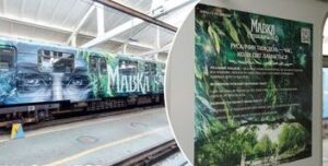 У київському метро з’явився артпоїзд “Мавка”