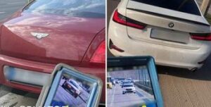 Швидкісні порушення у Києві: патрульні зупинили Bentley та BMW