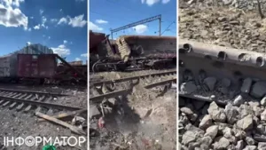 Наслідки нічного удару балістикою по залізничній станції Микільська Слобідка