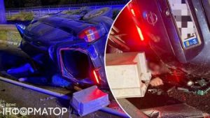 Смертельна ДТП у Києві: автомобіль впав з мосту в промзоні