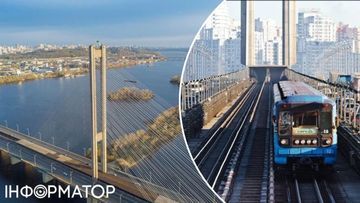 У Києві внаслідок нічної атаки пошкоджено Південний міст та інфраструктуру метро