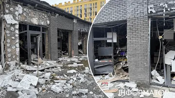 Наслідки нічної атаки у Києві: біля ЖК «Комфорт Таун» зруйновано магазини Rozetka та «Пригощайся»